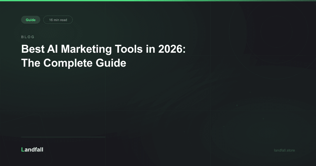 Best AI Marketing Tools in 2026: The Complete Guide | AI Registry | AI ...