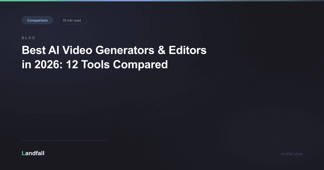 Best AI Video Generators & Editors in 2026: 12 Tools Compared | AI ...