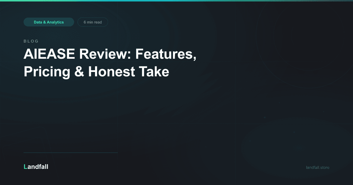 AIEASE Review: Features, Pricing & Honest Take