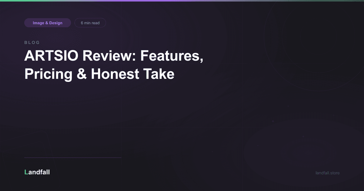 ARTSIO Review: Features, Pricing & Honest Take
