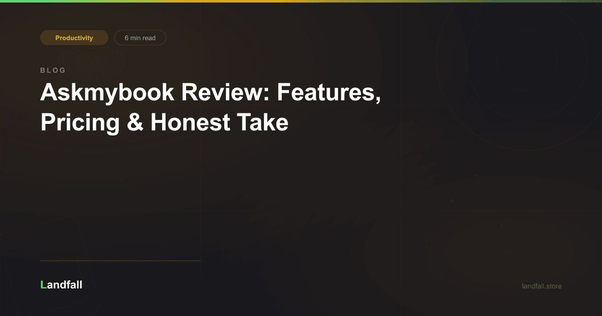 Askmybook Review: Features, Pricing & Honest Take