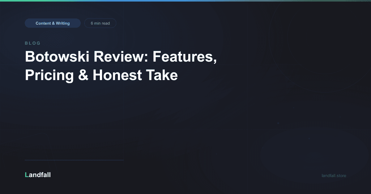 Botowski Review: Features, Pricing & Honest Take
