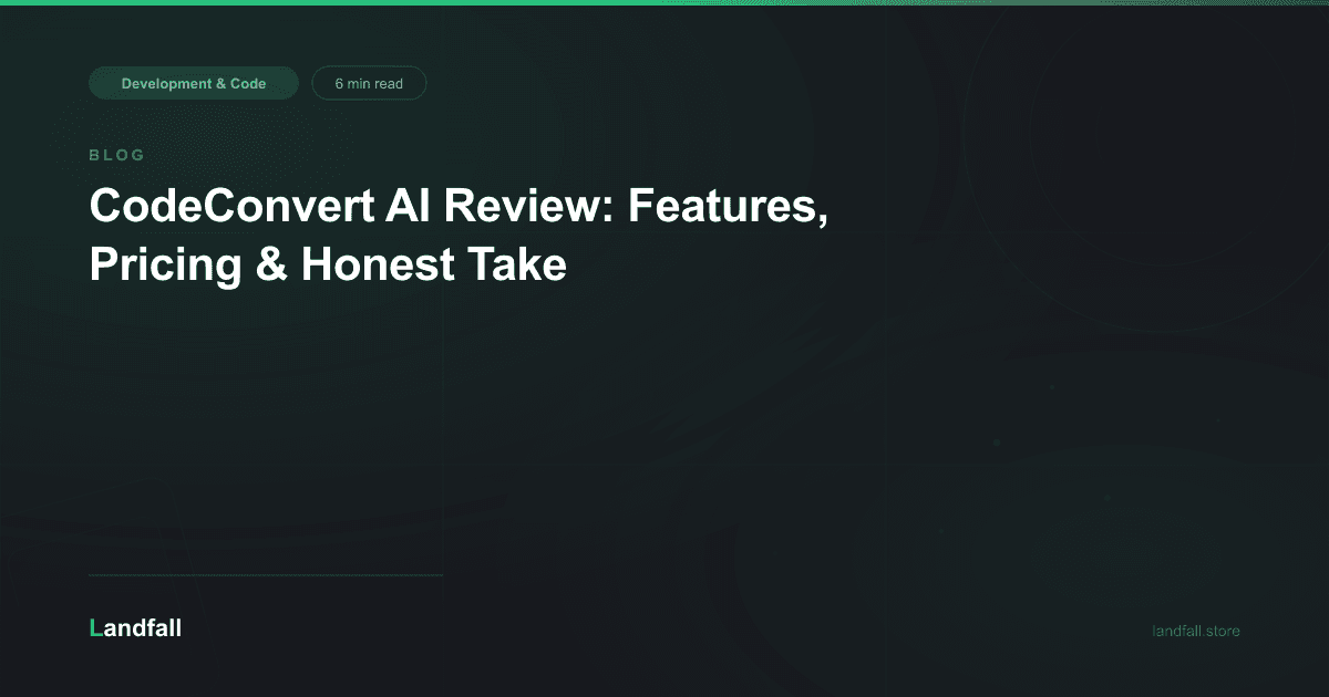 CodeConvert AI Review: Features, Pricing & Honest Take