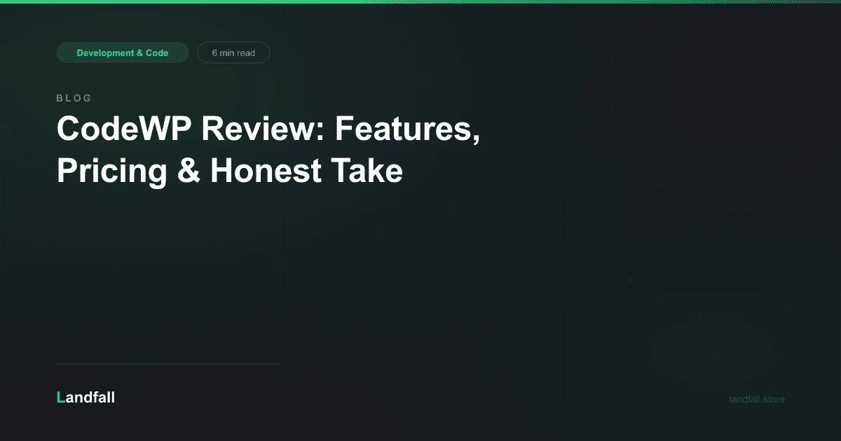 CodeWP Review: Features, Pricing & Honest Take