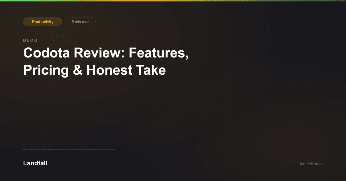 Codota Review: Features, Pricing & Honest Take
