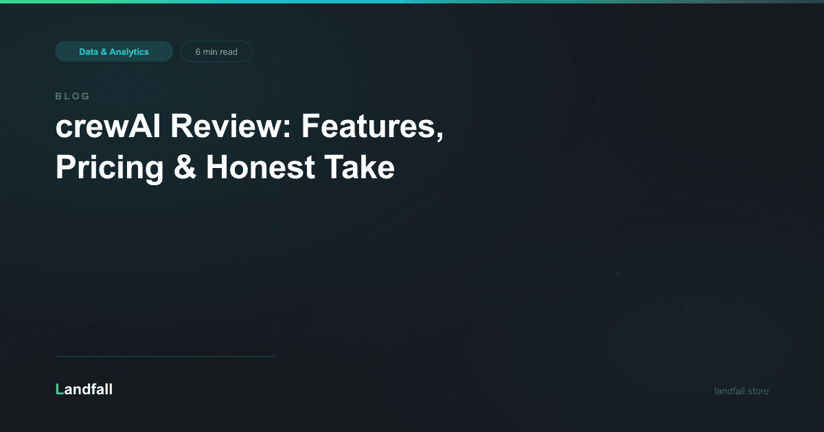crewAI Review: Features, Pricing & Honest Take