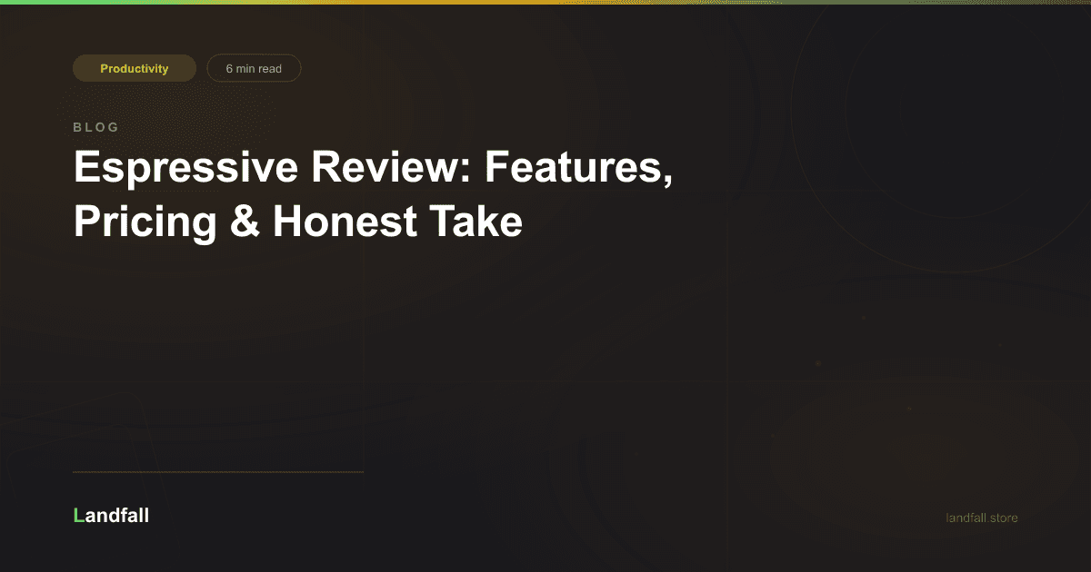 Espressive Review: Features, Pricing & Honest Take