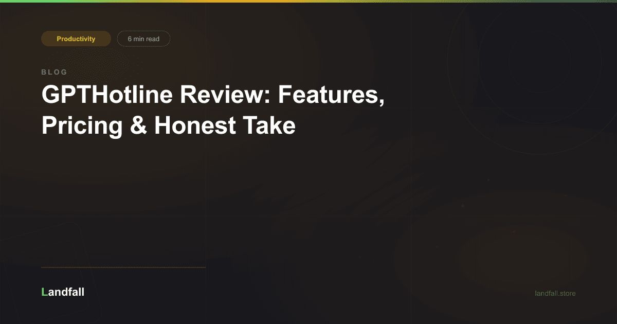 GPTHotline Review: Features, Pricing & Honest Take