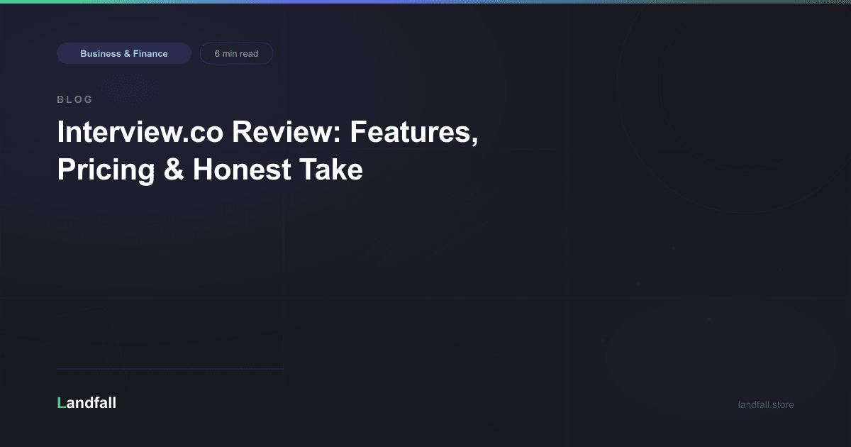 Interview.co Review: Features, Pricing & Honest Take