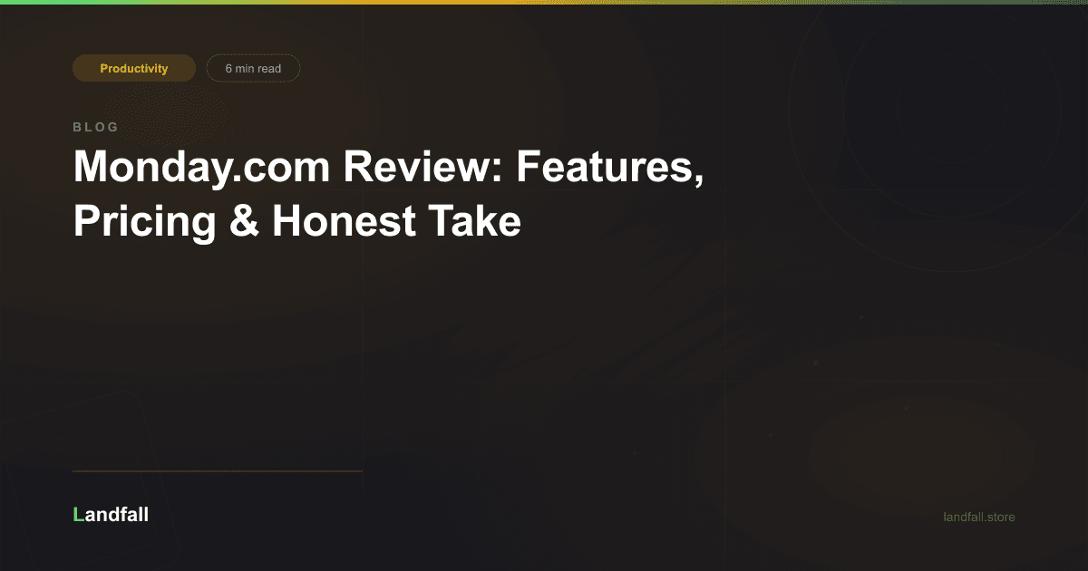 Monday.com Review: Features, Pricing & Honest Take