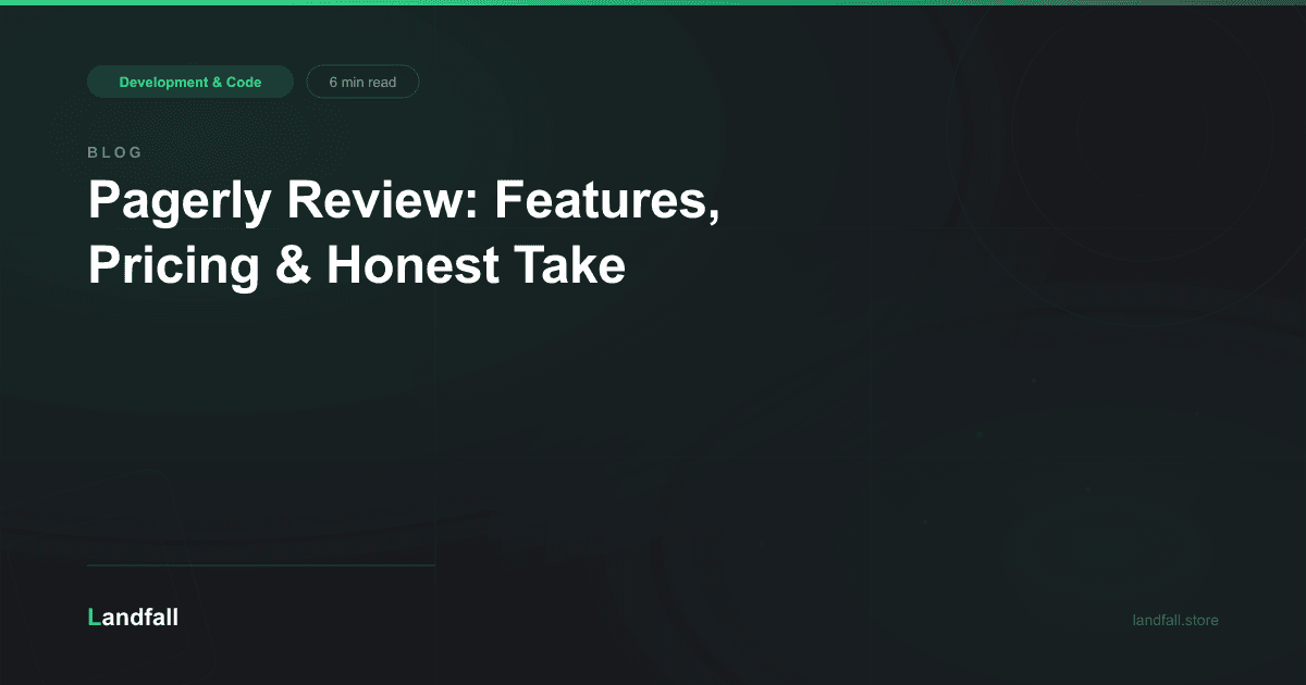 Pagerly Review: Features, Pricing & Honest Take