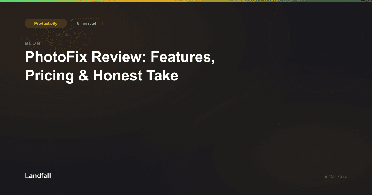 PhotoFix Review: Features, Pricing & Honest Take