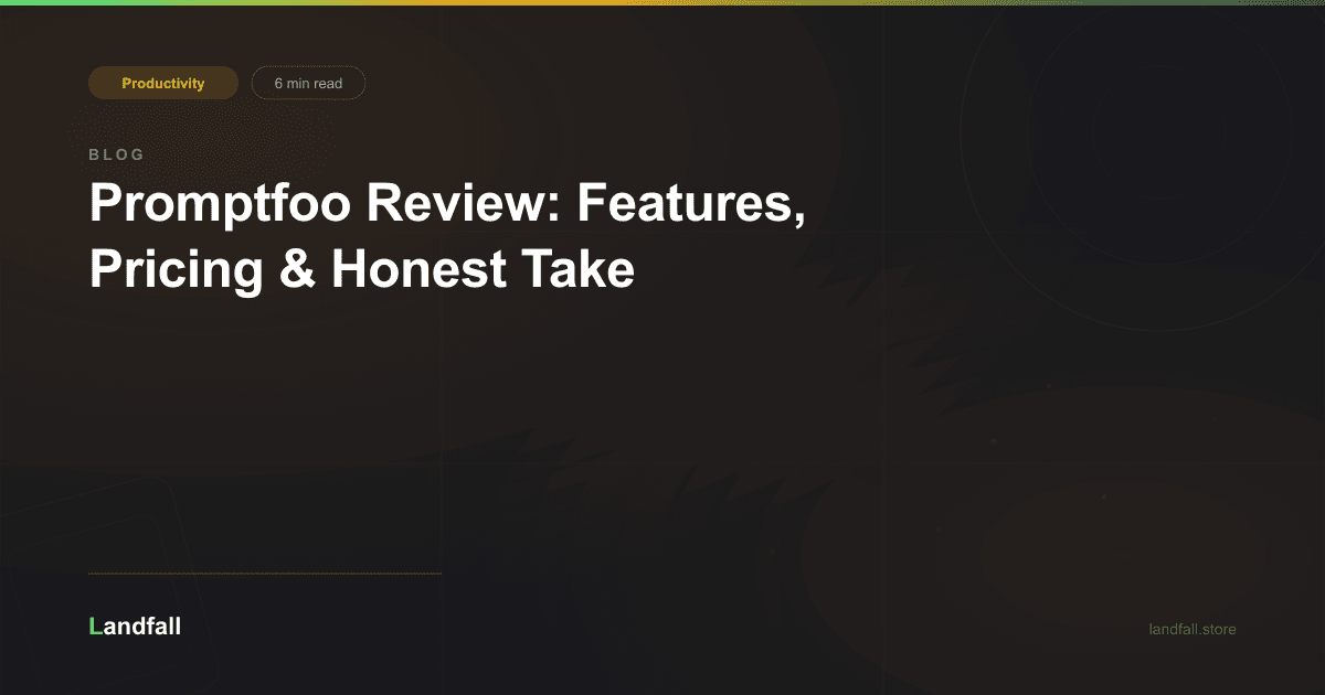 Promptfoo Review: Features, Pricing & Honest Take