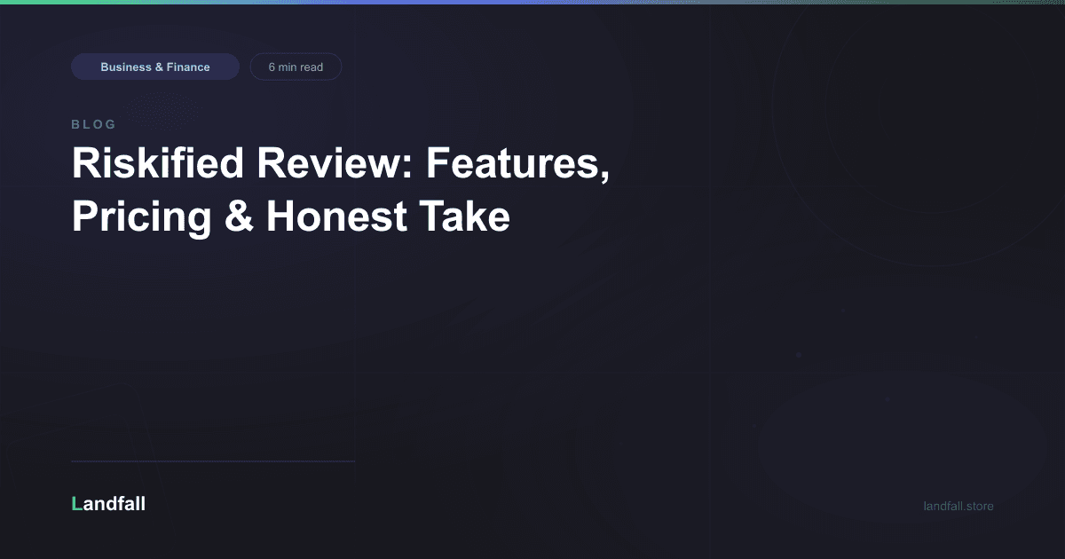 Riskified Review: Features, Pricing & Honest Take