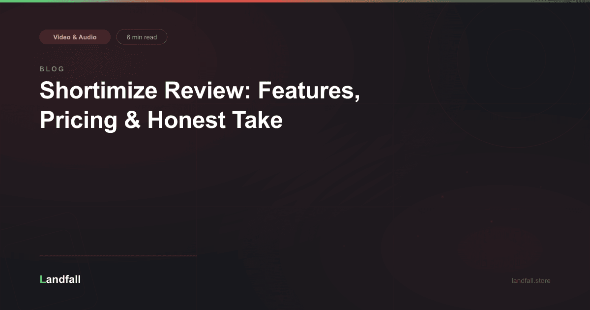 Shortimize Review: Features, Pricing & Honest Take