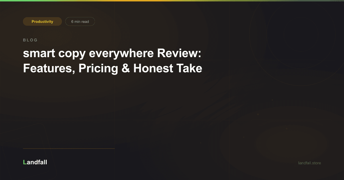 smart copy everywhere Review: Features, Pricing & Honest Take