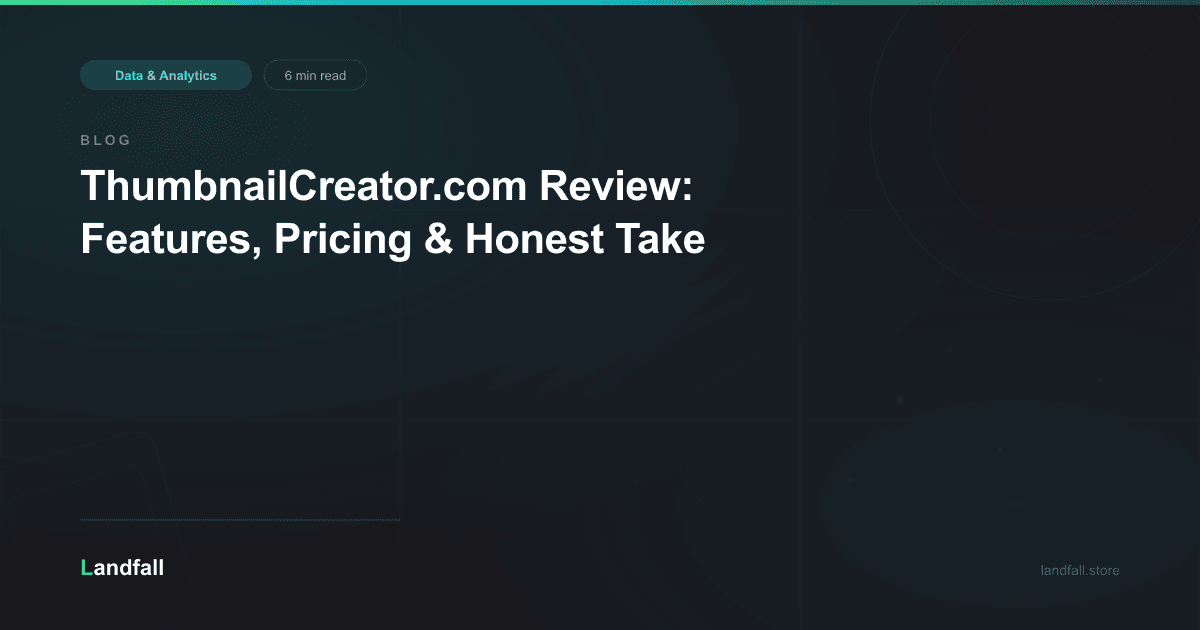 ThumbnailCreator.com Review: Features, Pricing & Honest Take