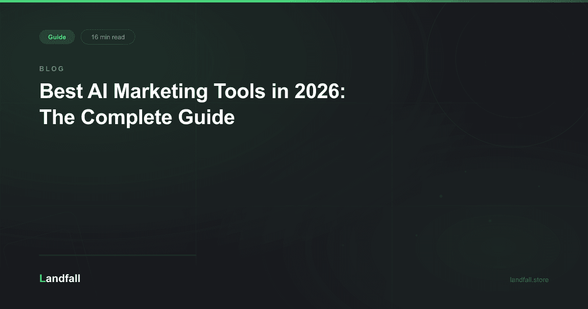 Best AI Marketing Tools in 2026