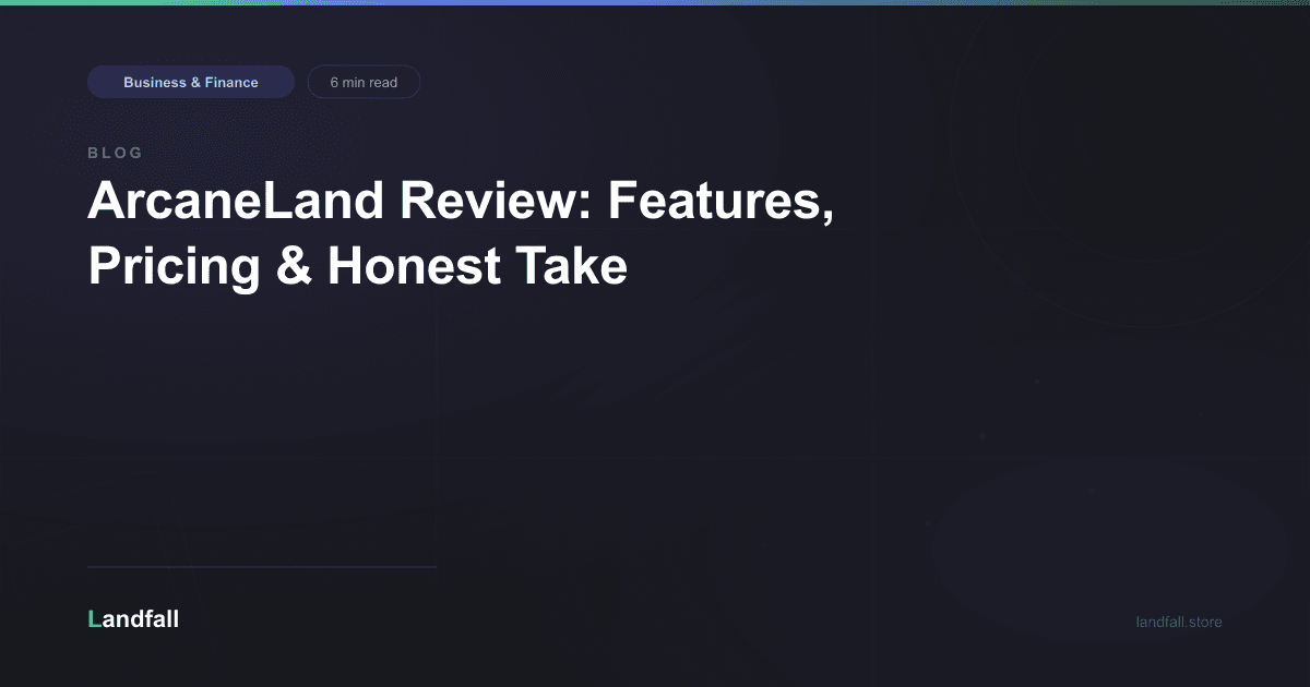 ArcaneLand Review: Features, Pricing & Honest Take