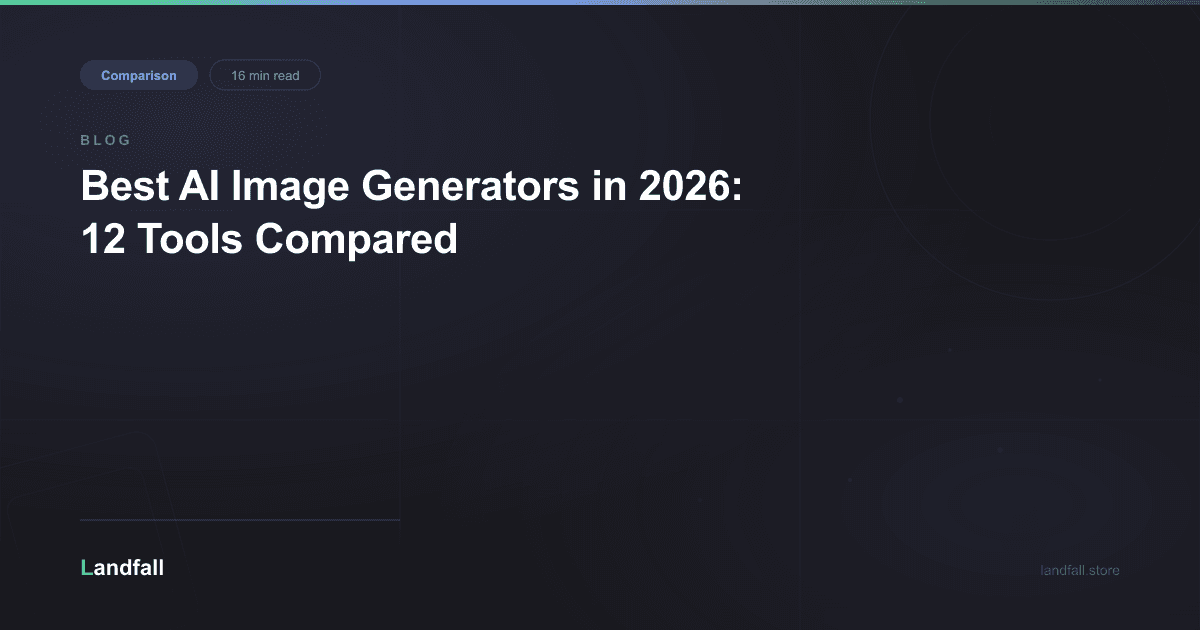 Best AI Image Generators in 2026: 12 Tools Compared