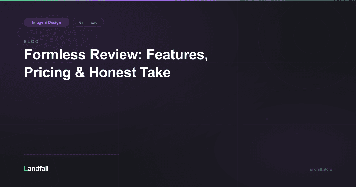 Formless Review: Features, Pricing & Honest Take
