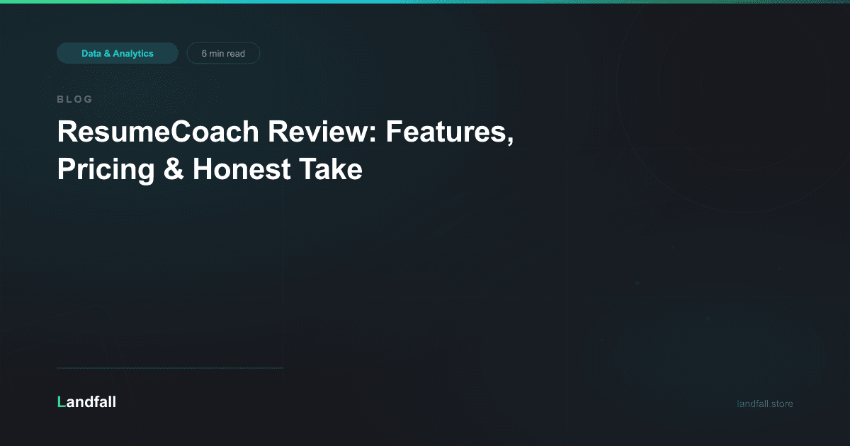 ResumeCoach Review: Features, Pricing & Honest Take